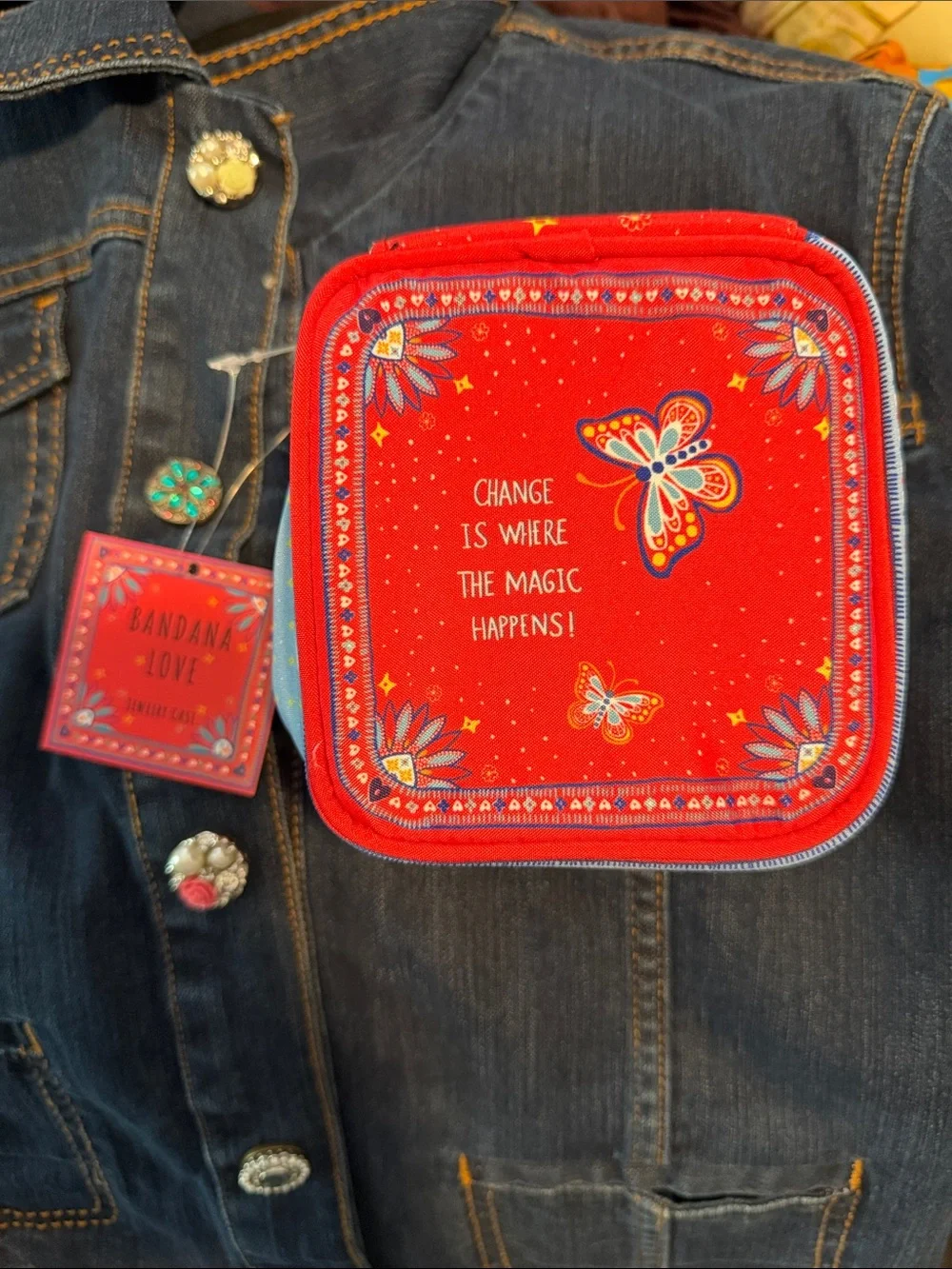 Brighton Bandana Love Jewelry Case